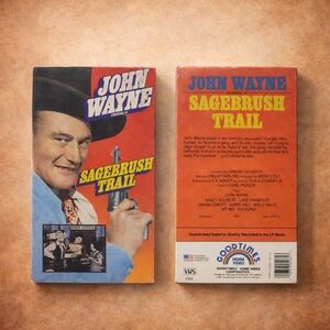 John Wayne Sagebrush Trail VHS